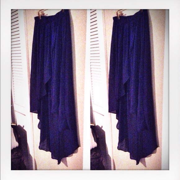 Karrie Bradshaw | Skirts | Blue  | hi-Lo | maxi