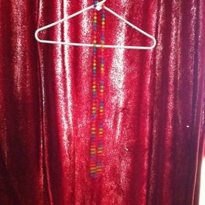 Colorful circles necklace