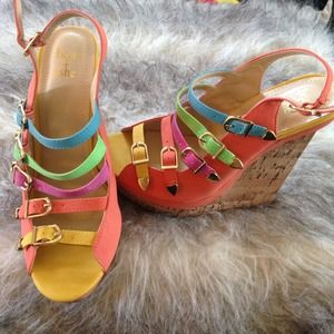 Multicolor Beau Ashe wedges