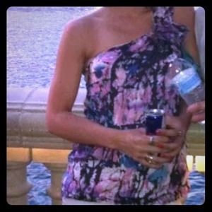 Asymmetrical tank top