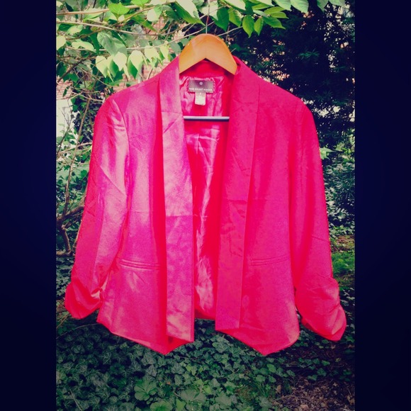 Sharp Red Blazer