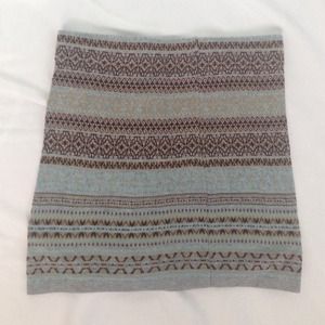 Blue Tribal Pencil Skirt