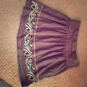 High waisted skirt