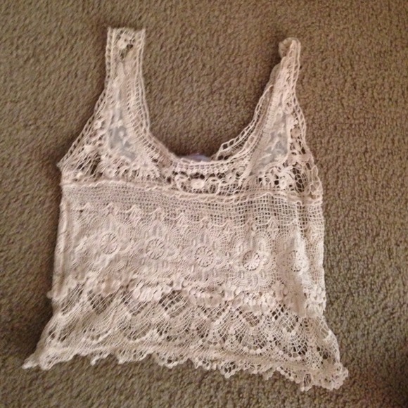 Lace crop top