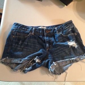 Denim shorts