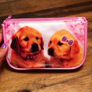 Claire's Puppy Cosmetic Bag