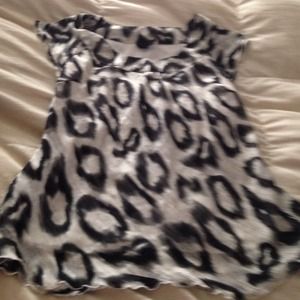 Black and white animal print  XL Large
