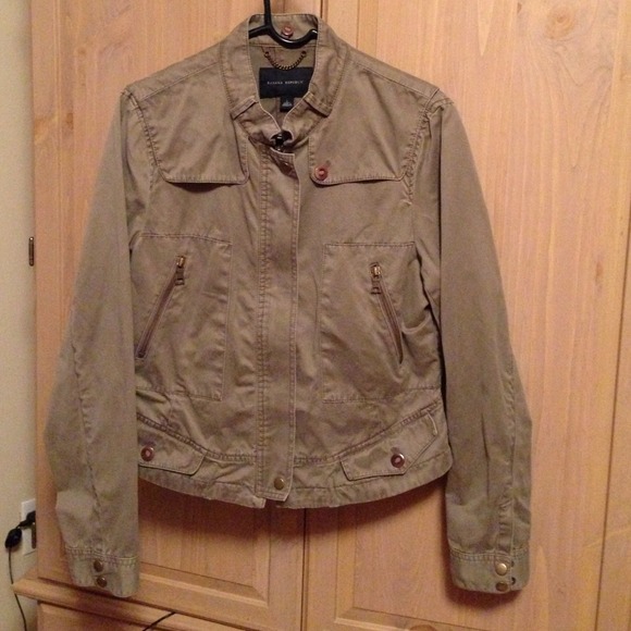 Khaki Olive Bomber Jacket