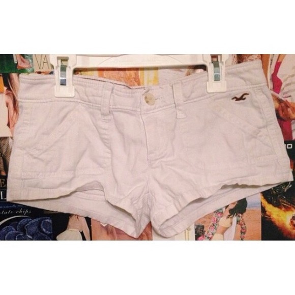 Hollister White Shorts
