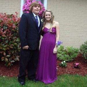Purple prom dress