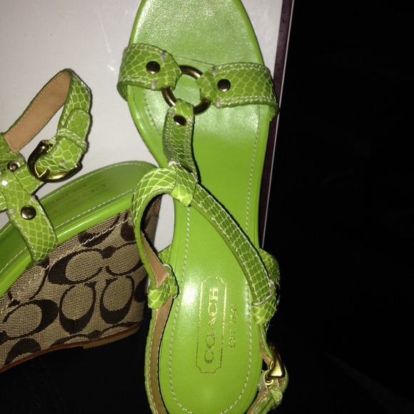 Coach wedges - Picture 3 of 4