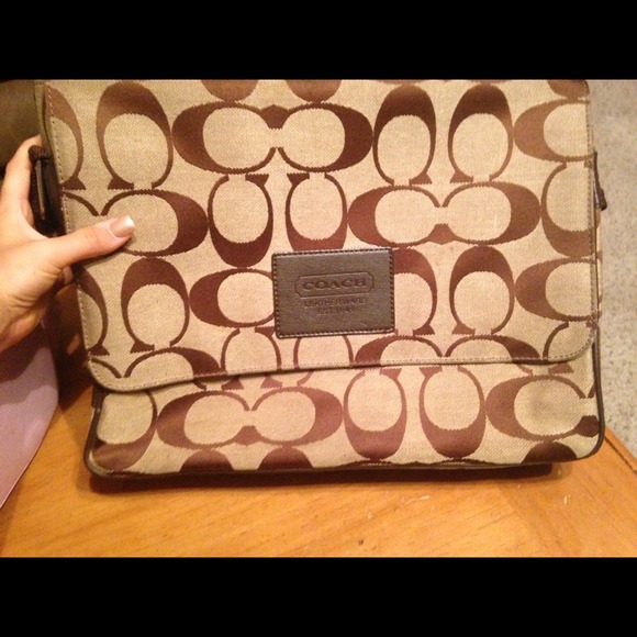 Coach messenger bag.