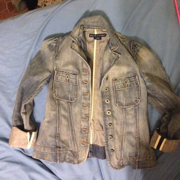 Ralph Lauren Jean Blazer/ Jacket .