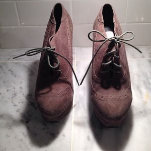 Dolce Vita Platform Suede Booties