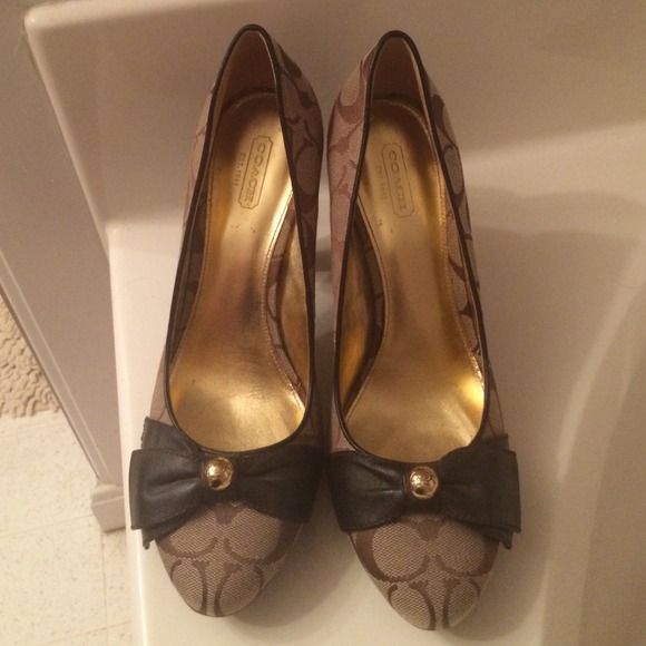 Monogrammed Coach Heels - Picture 2 of 3