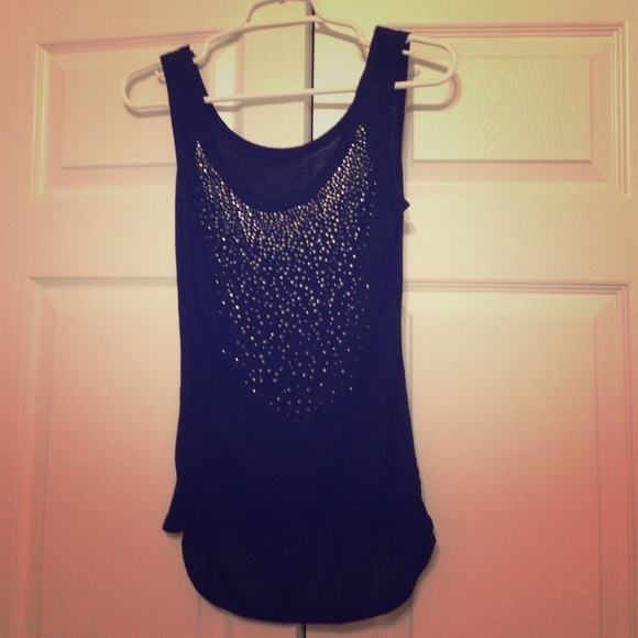 black tank with sparkles