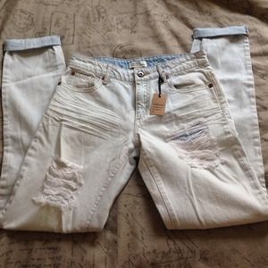 Brand new! Light wash ripped boyfriend jeans
