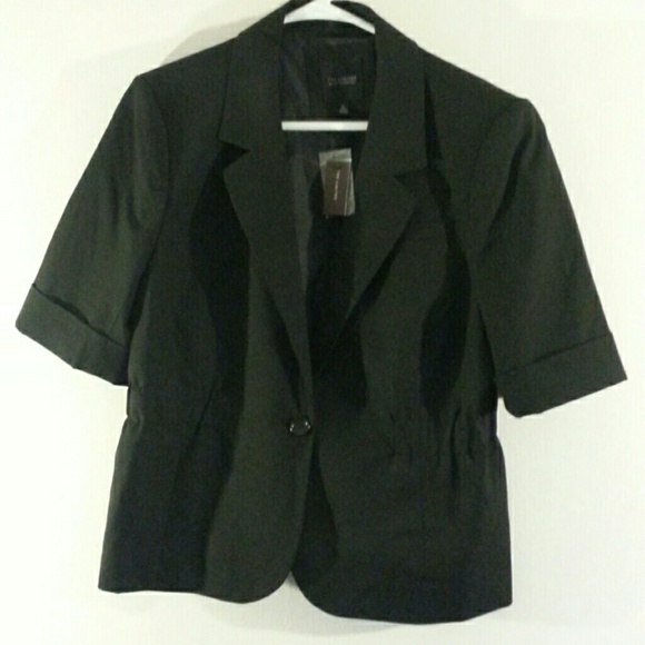NWT The Limited XL Short Sleeved Black Blazer