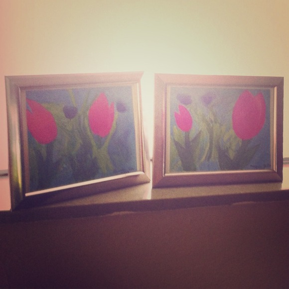 Matching home  decor watercolor paintings