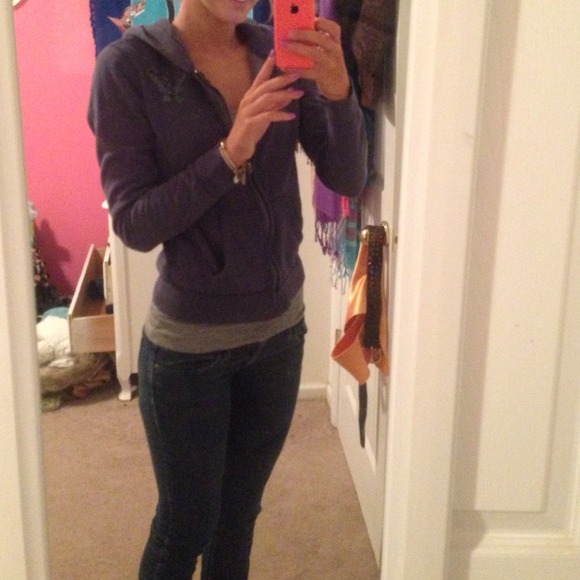 Navy American Eagle Jacket!