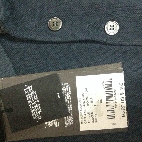 Burberry Brit mens polo - Picture 2 of 4