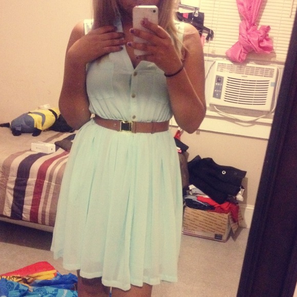 Mint dress