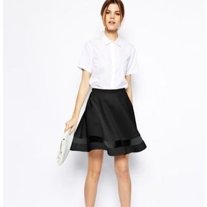 🎉Host Pick🎉 Asos Midi Skirt with Sheer Panel