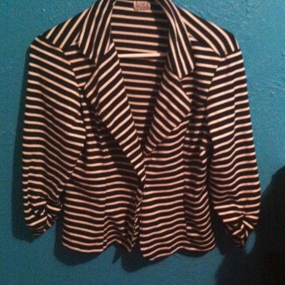 Striped blazer