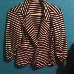 Striped blazer