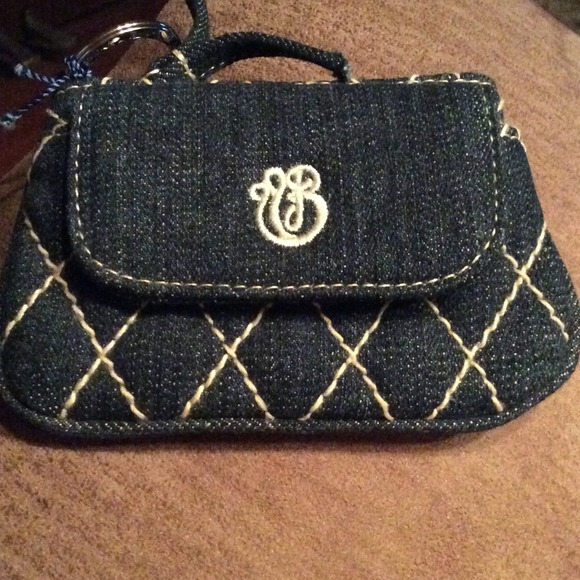 Reduced Authentic Vera Bradley Denim Coin Purse!!
