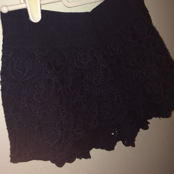 Navy Blue Abercrombie and Fitch Shorts
