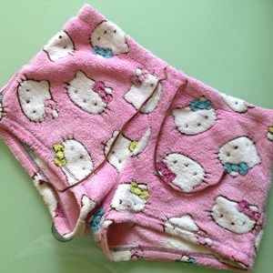 Hello Kitty Fleece shorts