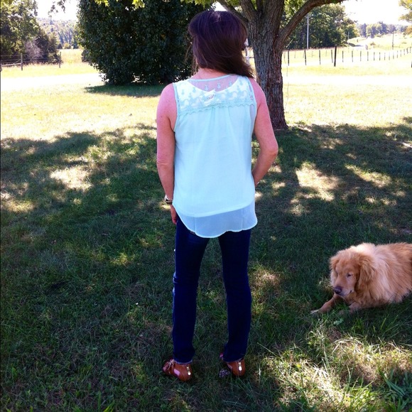 MINT BLOUSE - Picture 3 of 3