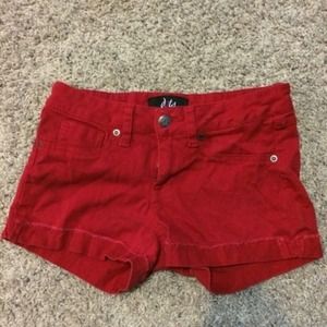 Red shorts