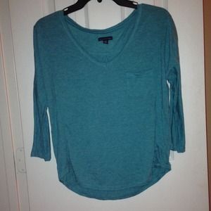 American Eagle Thin Blue Half Sleeve