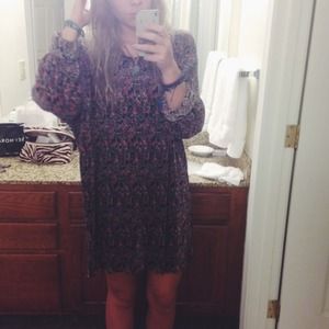 Oversized floral dress