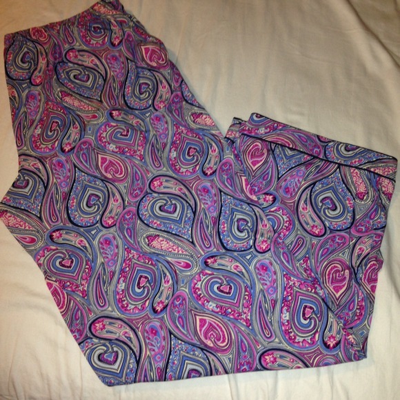 TOMMY HILFIGER Paisley PJ Pants! 100% cotton