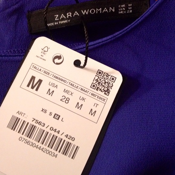 ZARA Top with Zip Back - Picture 2 of 4