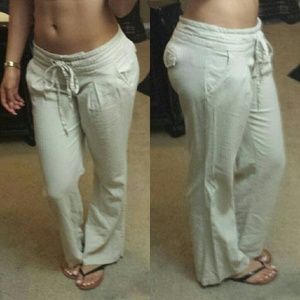 Off white pants & Forrest free pants