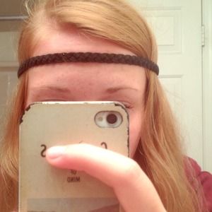 Black braided headband