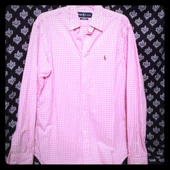 TRADED! Pink and White Ralph Lauren Polo
