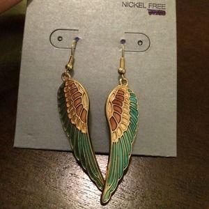 Wing earrings