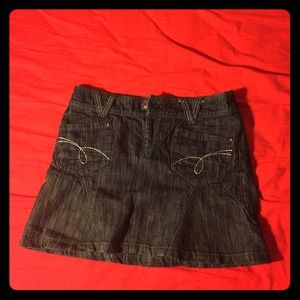 Flash sale! Dark blue denim skirt