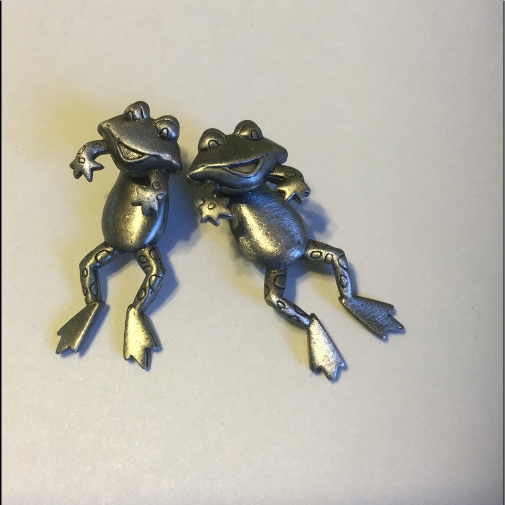 Frog earrings