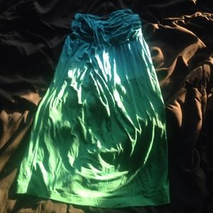 Strapless mermaid dress