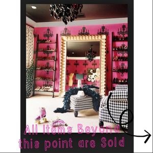 All Items Beyond this Point are SOLD