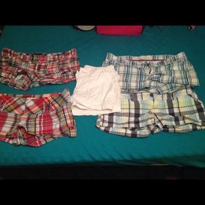 5 pairs of shorts