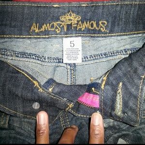 Almost famous jean shorts