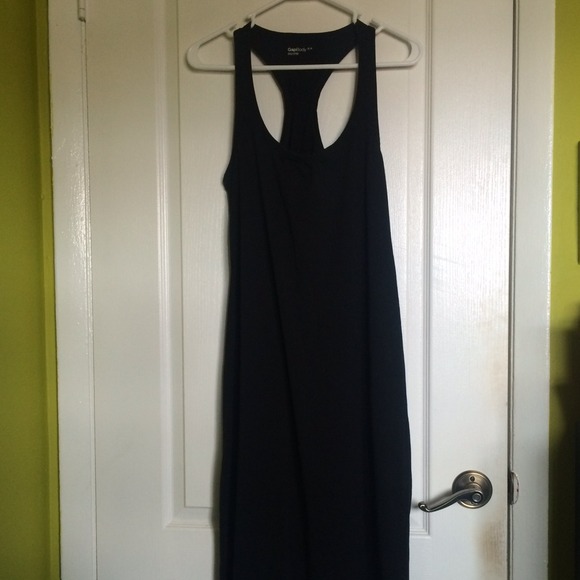 Black Racerback Gap Body Maxi Dress