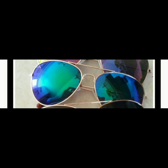 2 mirror aviator sunglasses Glasess